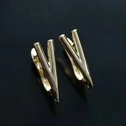 Швензы "V", позолоченные, 18x10.5x6 мм 