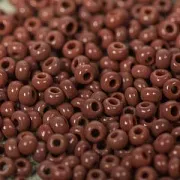 Бисер "Радуга", цвет молочный шоколад, 12/0 (уп 7 г)